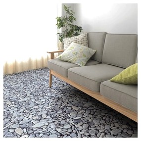 Adesivo per pavimenti Slab Stickers Pebble, 40 x 40 cm - Ambiance