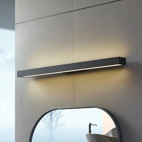 Applique da parete Zafira Lucande, Nero, Bagno, Alluminio, Moderno, Applique