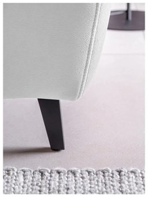 Divano angolare bianco allungabile/con contenitore (con penisola a destra/a L) e rivestimento in velluto Noble – ELTAP