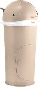Cestino in plastica beige per pannolini 25 l Whale - Kindsgut