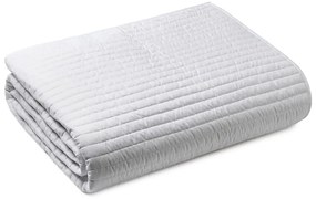 Copriletto trapuntato bianco per letto matrimoniale 220x230 cm - Bianca