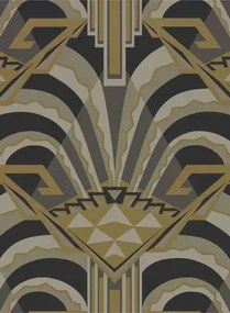 Art Deco Tapete Conway von Zoffany - Antique Bronze