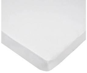 EKO - Telo impermeabile con elastico JERSEY 120x60 cm bianco