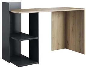 Scrivania MARLO rovere artisan/antracite