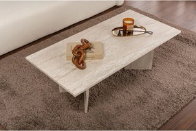 Tavolino da salotto beige semilucido 60x119 cm Sabin – Kalune Design