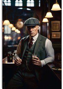 Quadro su tela – Gangster nel bar di whisky