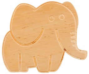 Applique Safari A Forma Di Elefante 1 Luce E14 In Compensato