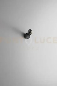 Pin faretto in alluminio nero orientabile 1 luce attacco gu10 da ab...