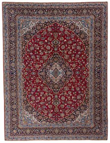Kashan Tappeto persiano 400 x 310 Rosso (Iran) Annodato A Mano