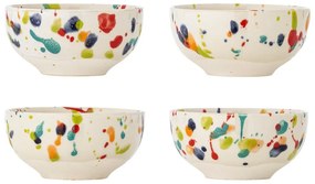 Ciotoline in set color crema in gres 4 pz 300 ml Freckles – Bloomingville
