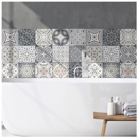 Set di 9 adesivi murali decorativi, 10 x 10 cm Orfeo - Ambiance