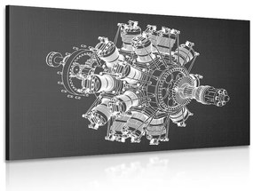 Stampa su tela – Motore stellare