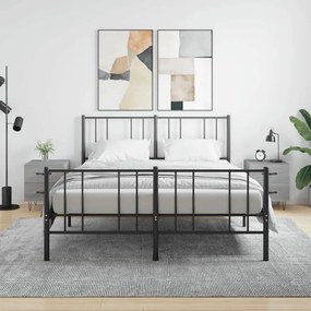 Comodini 2 Pz Grigio Sonoma 40x35x47,5 Cm İn Legno Multistrato /