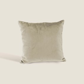 Velluto cuscini quadrati disponibile in diverse colorazioni in velluto impermeabile beige