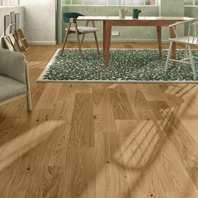 Parquet multistrato XL ARTENS in rovere biondo verniciato e spazzolato select sp. 14/3.3 mm 2.222 m²