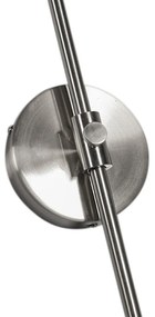 Applique da parete moderna in acciaio senza paralume - Boog