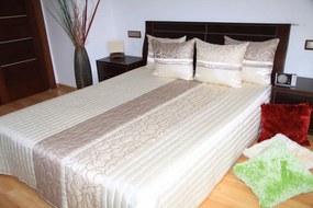 Copriletto elegante beige Larghezza: 200 cm | Lunghezza: 220 cm