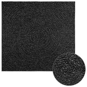 Tappeto Zızur Antracite 120x120 Cm Aspetto Iuta Interni Esterni /