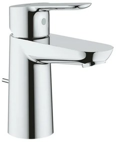 Miscelatore lavabo cromo Grohe Bauedge con piletta taglia S