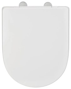 WENKO 24988100-WC sedile EXCLUSIVE 45x36,5 cm bianco/argento