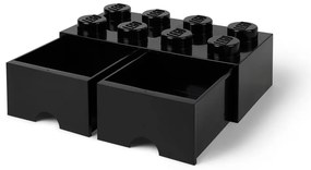Contenitore nero con due cassetti - LEGO®