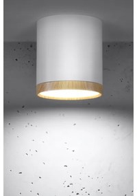 Plafoniera LED TUBA LED/5W/230V bianco/beige