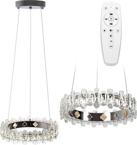 Plafoniera LED in cristallo APP1041-CP + telecomando