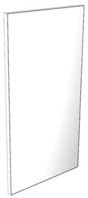 Specchio quadra rettangolare 60 x 112.5 cm
