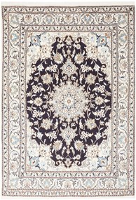 Nain Tappeto persiano 150x210 Blu (Iran) Annodato A Mano