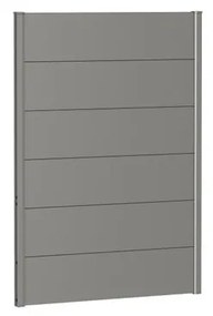 Frangivista in acciaio BIOHORT grigio quarzo metallizzato 96 x 137 cm, spessore 44 mm