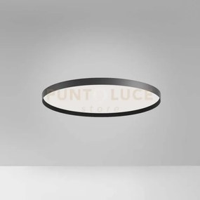 Acelia p/g - plafoniera led 3000-4000k 3000-3100lm 50w nero d.60cm
