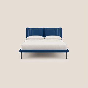 Giselle letto moderno con cuscini testata regolabili con tasche in microfibra impermeabile T11