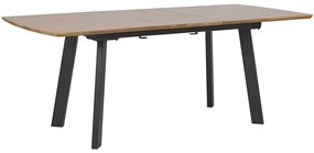 Tavolo da pranzo estensibile legno scuro 160/200 x 90 cm SALVADOR Beliani