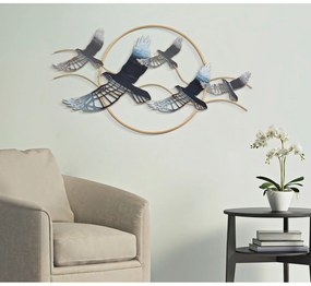 Decorazione da parete in metallo 91x50 cm Birds - Mauro Ferretti