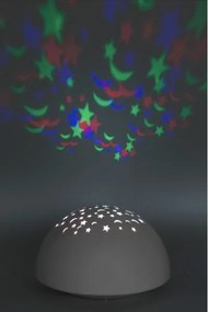 Rabalux 1470 - Luce LED RGB notturna LINA LED/0,5W/3xAA