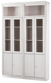 Vetrina in legno di pino bianco 148x223 cm Anita - Støraa