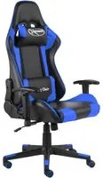 Sedia da Gaming Girevole Blu in PVC cod mxl 73214