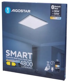 Aigostar - Panello LED dimmerabile da incasso LED/36W/230V 60x60 cm