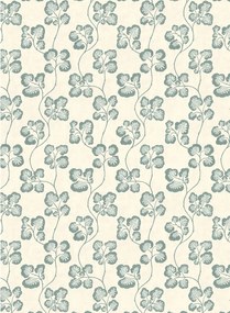 Josephine Munsey Carta da parati Cabbage Check - Osney Blue and Clarke White