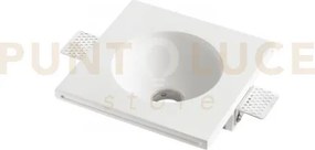 Inc-vulkan-base incasso vulkan bianco 16,5x6cm da abbinare inc-vulkan