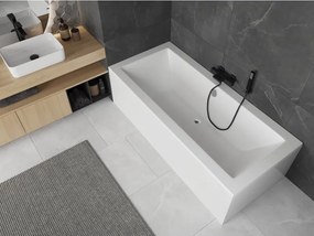 Mexen Cube vasca da bagno rettangolare 180 x 80 cm con pannelli, bianca - 55051808000X