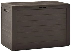 Baule Da Giardino Marrone 78x44x55 Cm /