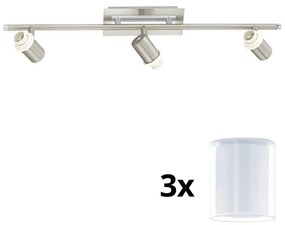 Eglo - Faretto LED MY CHOICE 3xE14/40W/230V cromo/bianco