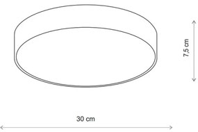 Brilagi- Lampada da bagno con sensore CLARE 2xE27/48W/230V diametro 30 cm IP54 beige