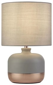 Searchlight EU700820 - Lampada da tavolo 1xE14/7W/230V grigio