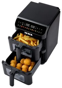 TESLA Electronics AirCook - Friggitrice ad aria multifunzione digitale 11 l 2800W/230V nera