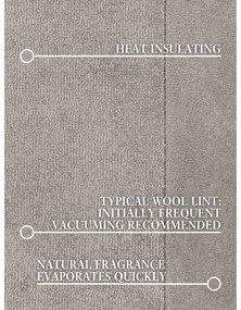 Tappeto grigio in misto lana tessuto a mano 200x300 cm Kari – Villeroy&amp;Boch