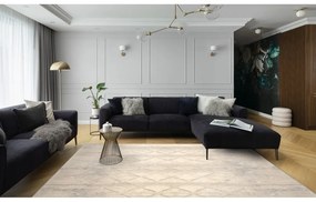 Tappeto in lana crema 200x300 cm Colette - Agnella