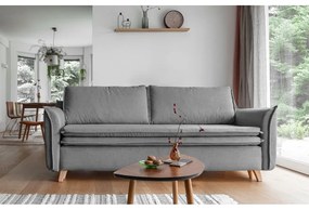 Divano letto grigio 225 cm Charming Charlie - Miuform
