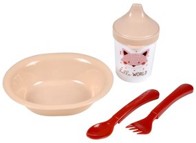 Set da pranzo per bambini in plastica 4 pz Forest – Bébé Douceur